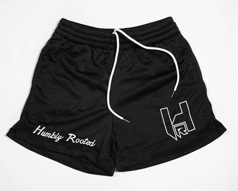 Black Standard Mesh Shorts