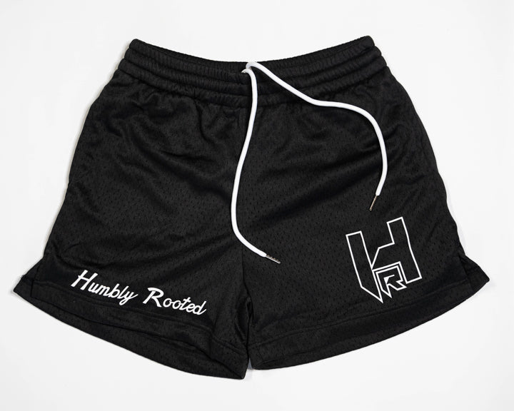 Black Standard Mesh Shorts – Humbly Rooted